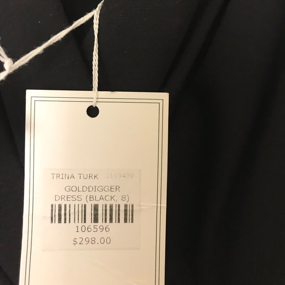 Trina Turk Gold Digger Faux Wrap Belted Dress - Picture 4 of 8